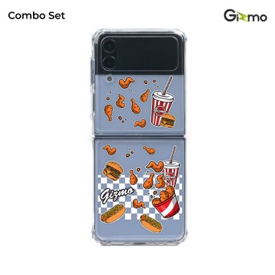 Gizmo Case เคสมือถือ SAMSUNG รุ่น Flip 4/Flip 5 (ทักบอกรุ่น) เคสลายอาหาร Fast food collection