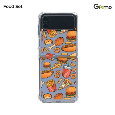 Gizmo Case เคสมือถือ SAMSUNG รุ่น Flip 4/Flip 5 (ทักบอกรุ่น) เคสลายอาหาร Fast food collection