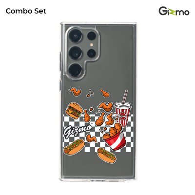 Gizmo Case เคสแข็งกันกระแทก Defense 22 Ultra ,23 Ultra (ทักบอกรุ่น) เคสลายอาหาร Fast food collection