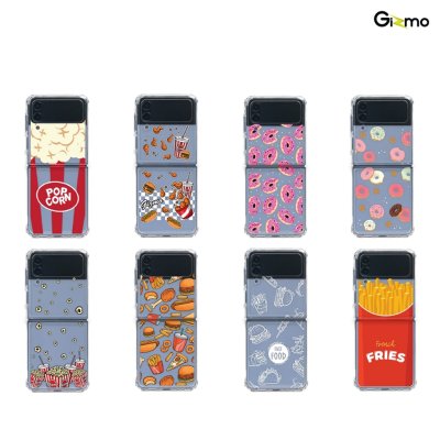 Gizmo Case เคสมือถือ SAMSUNG รุ่น Flip 4/Flip 5 (ทักบอกรุ่น) เคสลายอาหาร Fast food collection