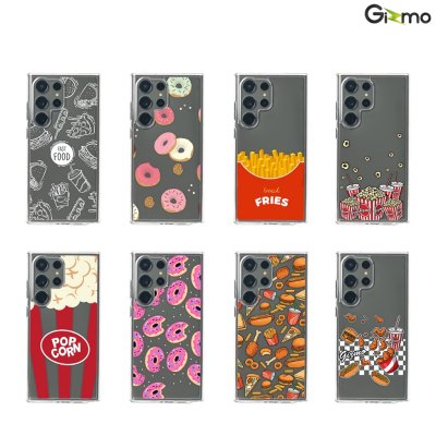 Gizmo Case เคสแข็งกันกระแทก Defense 22 Ultra ,23 Ultra (ทักบอกรุ่น) เคสลายอาหาร Fast food collection