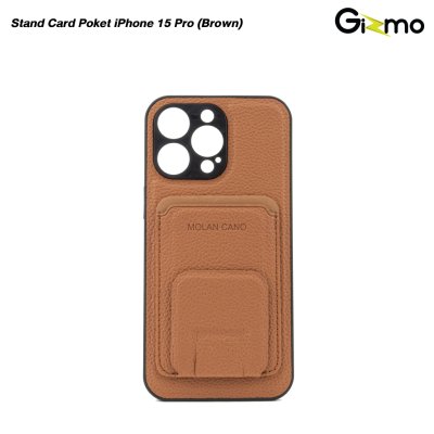 Gizmo Case Stand card pocket เคสใส่นามบัตร เคสตั้งได้ เคสหนัง รุ่น ip 15,15pro,15+,15 pro max