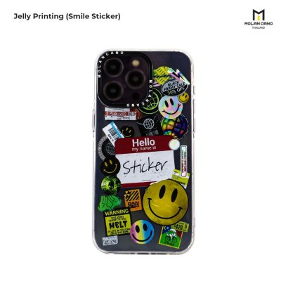 MOLAN CASE รุ่น ip 15,15+,15 pro,15 pro max collection jelly printing
