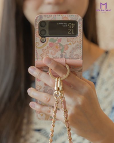 Molan Cano รองรับรุ่น Samsung Z Flip 4  ลาย Paisley Card Case