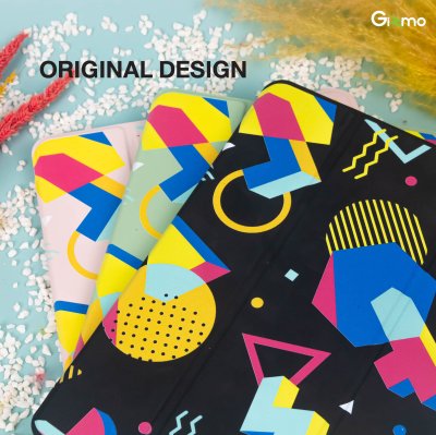 Gizmo เคสไอแพด ipad air4 air5 แบบฝาพับด้วยแม่เหล็ก หลังใส มีช่องเก็บปากกา ลายสวย หลากสี