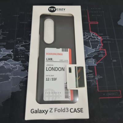 Gizmo เคส samsung Galaxy Z Fold3 เคสใสกันกระแทก เคสซัมซุง เคส Fold3 ลายเมืองใหญ่