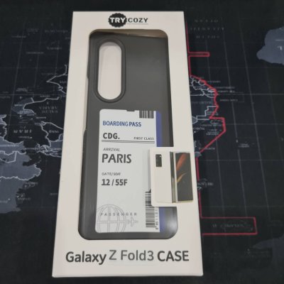 Gizmo เคส samsung Galaxy Z Fold3 เคสใสกันกระแทก เคสซัมซุง เคส Fold3 ลายเมืองใหญ่