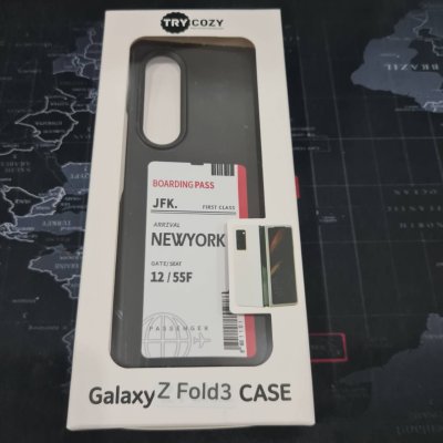 Gizmo เคส samsung Galaxy Z Fold3 เคสใสกันกระแทก เคสซัมซุง เคส Fold3 ลายเมืองใหญ่