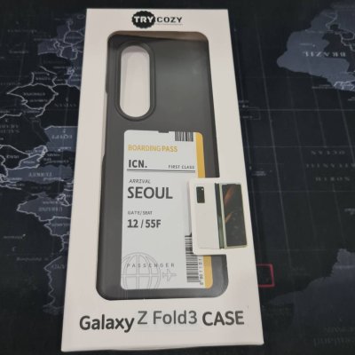 Gizmo เคส samsung Galaxy Z Fold3 เคสใสกันกระแทก เคสซัมซุง เคส Fold3 ลายเมืองใหญ่