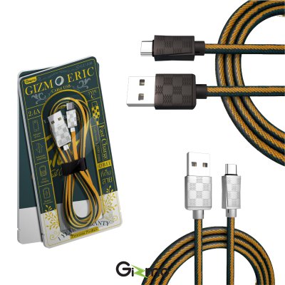 Gizmo สายชาร์จ type-c สาย ชาร์จ ซัมซุง สายชาร์จ ซัมซุง สาย ชาร์จ ไอ โฟน รุ่น New ERIC GU-038