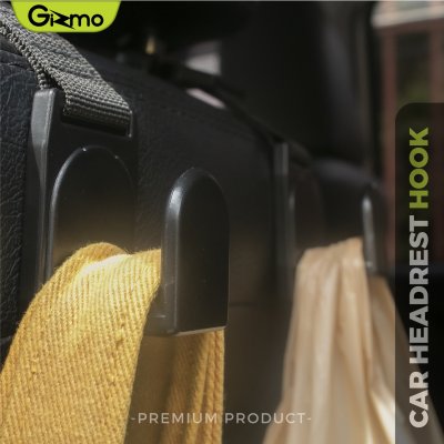 Gizmo ที่แขวนของในรถยนต์ ที่แขวนของอเนกประสงค์ Headrest hook car GG-011