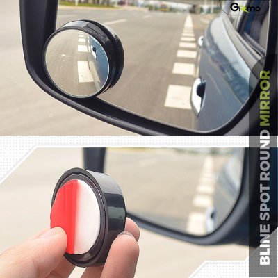 Gizmo กระจกเสริมด้านข้างรถยนต์ กระจกรถยนต์ Mirror bline spot round GG-012