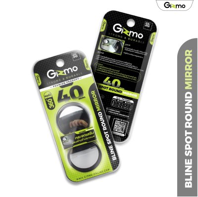 Gizmo กระจกเสริมด้านข้างรถยนต์ กระจกรถยนต์ Mirror bline spot round GG-012