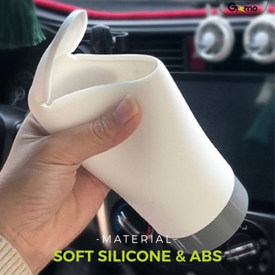 Gizmo ถังขยะในรถ ถังขยะพกพา แบบวางช่องแก้วน้ำ ถังขยะในรถยนต์ ถังขยะ GG-013