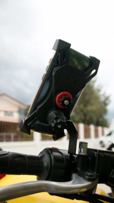 Gizmo ที่วางโทรศัพท์มอเตอร์ไซค์ ติดบริเวณกระจกข้าง รุ่น GH-040