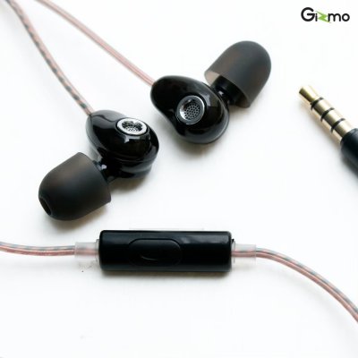 Gizmo หูฟังสมอลทอร์ค ประกัน 1 ปี หูฟังโทรศัพท์ รุ่น Black bean GS-005