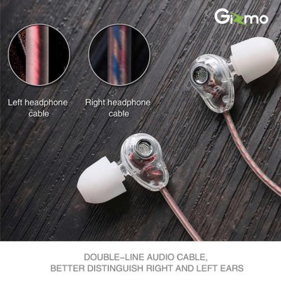 Gizmo หูฟังสมอลทอร์ค X-ray mini earphones หูฟังโทรศัพท์ รุ่น GS-007