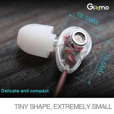 Gizmo หูฟังสมอลทอร์ค X-ray mini earphones หูฟังโทรศัพท์ รุ่น GS-007