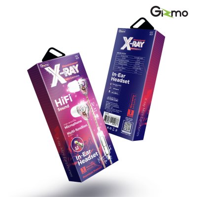 Gizmo หูฟังสมอลทอร์ค X-ray mini earphones หูฟังโทรศัพท์ รุ่น GS-007