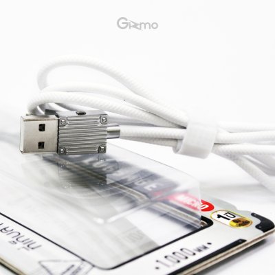 Gizmo สายชาร์จแอนดรอยด์ หัว Micro รองรับชาร์จ 2.4A รุ่น Luggage GU-023