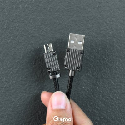 Gizmo สายชาร์จแอนดรอยด์ หัว Micro รองรับชาร์จ 2.4A รุ่น Luggage GU-023