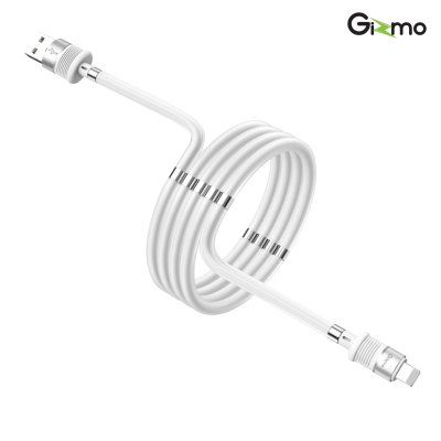 Gizmo สายชาร์จไอโฟน lightning สายชาร์จแม่เหล็ก มีแม่เหล็กดูดเพื่อเก็บสาย GU-034 (จำนวนจำกัด)