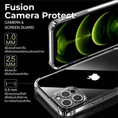Gizmo เคสไอโฟน เคสiphone 11 iphone12 เคสยกขอบกันกระแทก เคสกันเลนส์กล้อง รุ่น Fusion camera protect