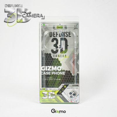 Gizmo เคสไอโฟน 13 เคส iphone13mini,13,13 pro,13 pro max เคสใสกันกระแทก รุ่น 3D defense camera
