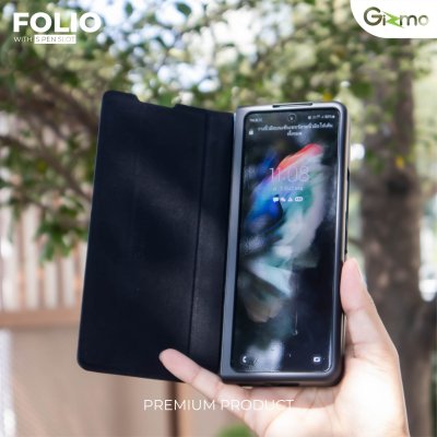 Gizmo เคสFold3 เคสโทรศัพท์ samsung galaxy z fold3 เปิดปิดได้ รุ่น Folio