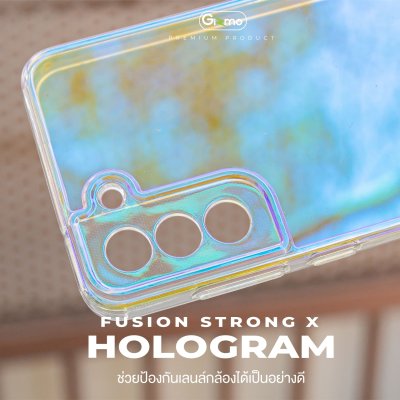 Gizmo เคสซัมซุง Galaxy S22 S22+ s22 ultra เคสS22 เคสใส ยกขอบกันกระแทก รุ่น Hologram
