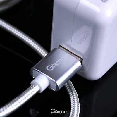 Gizmo อะแดปเตอร์ หัวชาร์จไอโฟน พร้อมสายชาร์จ อุปกรณ์ชาร์จ lightning สีขาว GA-005