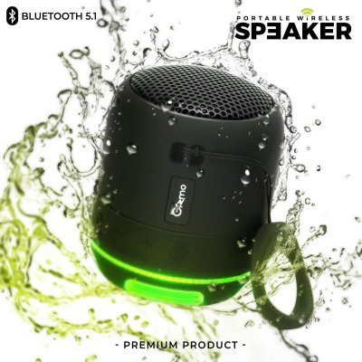 Gizmo ลำโพงบลูทูธพกพา เบสเน้น เสียงดี กันฝุ่น กันน้ำ ลำโพง ลำโพงพกพา ลำโพงไร้สาย GLS-001