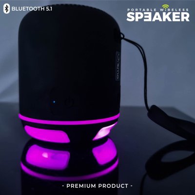 Gizmo ลำโพงบลูทูธพกพา เบสเน้น เสียงดี กันฝุ่น กันน้ำ ลำโพง ลำโพงพกพา ลำโพงไร้สาย GLS-001