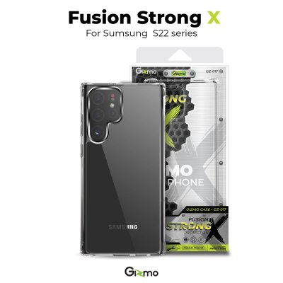 Gizmo เคสซัมซุง เคสS22 Galaxy S22 S22+ s22 ultra เคสใส ยกขอบกันกระแทก รุ่น Fusion Strong-X