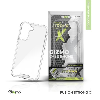 Gizmo เคสซัมซุง เคสS22 Galaxy S22 S22+ s22 ultra เคสใส ยกขอบกันกระแทก รุ่น Fusion Strong-X