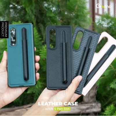 Gizmo เคส samsung Galaxy Z Fold3 เคสfold3 เคสหนังเทียม เรียบหรู มีช่องใส่ปากกา จับถือกระชับ