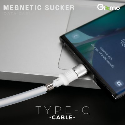 Gizmo สายชาร์จแอนดรอยด์ Type-c สายชาร์จแม่เหล็ก มีแม่เหล็กดูดเพื่อเก็บสาย GU-035 (จำนวนจำกัด)