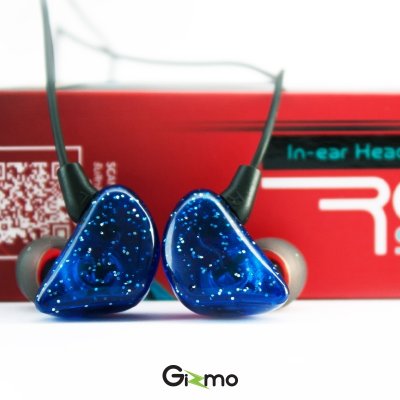 Gizmo หูฟังสมอลทอร์ค หูฟัง หูฟังมีสาย รุ่น Blue Stone in-ear headphones GS-004