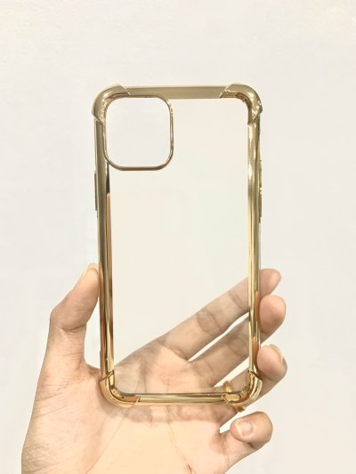 Gizmo เคสไอโฟน 11 ,11 Pro ,11 Pro Max เคสนิ่ม บิดได้ กันกระแทก หลังใส ขอบสี รุ่น Silky