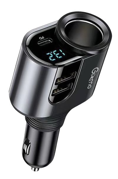 Gizmo ที่ชาร์จในรถยนต์ แบบ PD 1 Port / USB-A 2 Port สำหรับใช้กับช่องจุดบุหรี่ในรถยนต์