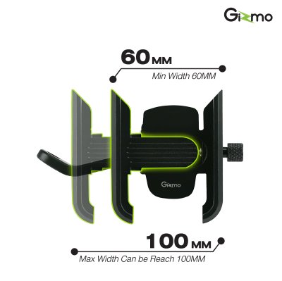 Gizmo ที่วางโทรศัพท์มอเตอร์ไซค์ ติดบริเวณกระจกมองข้าง รุ่น GH-030 ประกัน 1 ปี