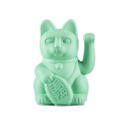 Gizmo Lucky Cat The Classic Collection แมวกวักสี Mint Green สัญลักษณ์แห่งสุขภาพและการฟื้นฟู