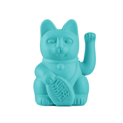 Gizmo Lucky Cat The Classic Collection แมวกวักสี Turquoise สัญลักษณ์แห่งมิตรภาพและการเจรจา
