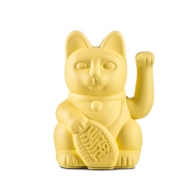 Gizmo Lucky Cat The Classic Collection แมวกวักสี Yellow สัญลักษณ์แห่งความเจริญรุ่งเรืองและกำไร