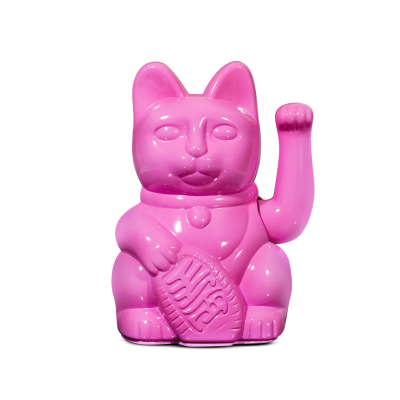 Gizmo Lucky Cat THE MIAMI Collection แมวกวักสี Glossy Pink สัญลักษณ์แห่งความหลากหลายและการเปิดกว้าง