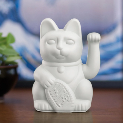 Gizmo Lucky Cat Classic Collection แมวกวักสี White สัญลักษณ์แห่งความสันติสุขและการเริ่มต้นใหม่