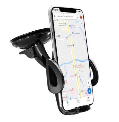 Gizmo GH-007 ที่วางโทรศัพท์ในรถ ติดคอนโซลรถ Car holder Sillcone สีดำ ประกันสินค้า 1 ปี