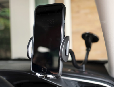 ที่ยึดมือถือในรถ Gizmo GH-011 Universal ติดกระจก แขนยาว 30 ซม. ยึดแน่นสองชั้น หมุน 360°