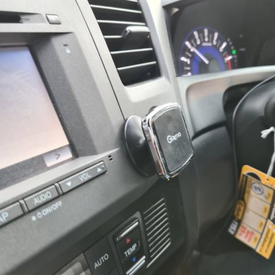 Gizmo ที่ตั้งมือถือ ที่วางโทรศัพท์ในรถ ที่ยึดมือถือ แผ่นแม่เหล็ก Car Holder รุ่น GH-020 สีดำ ประกัน 6 เดือน