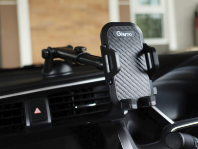 ที่วางโทรศัพท์ในรถ Gizmo GH 010 Kevlar แข็งแรง ปรับยืดได้ คันโยกสุญญากาศ หมุน 360°